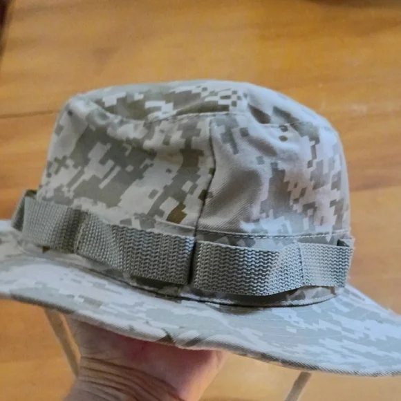 Digital Camo Military Sun Hat - Picture 7 of 8